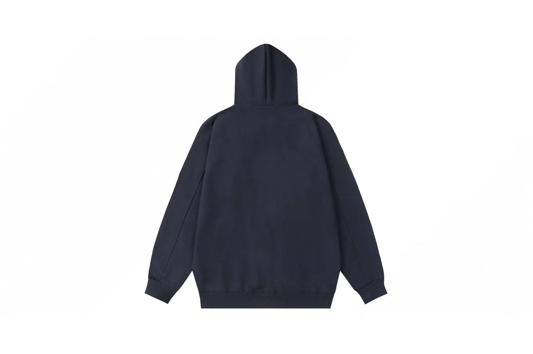 Balenciag* Large Fit Hand-Drawn BB Icon Hoodie
