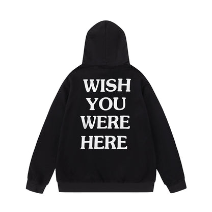 Travis Scott TS Rainbow Letter Embroidery Fleece Hoodie