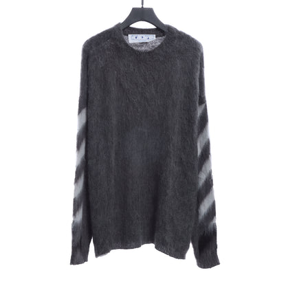 OFF WHITE Mohair Sweater Gradient 3