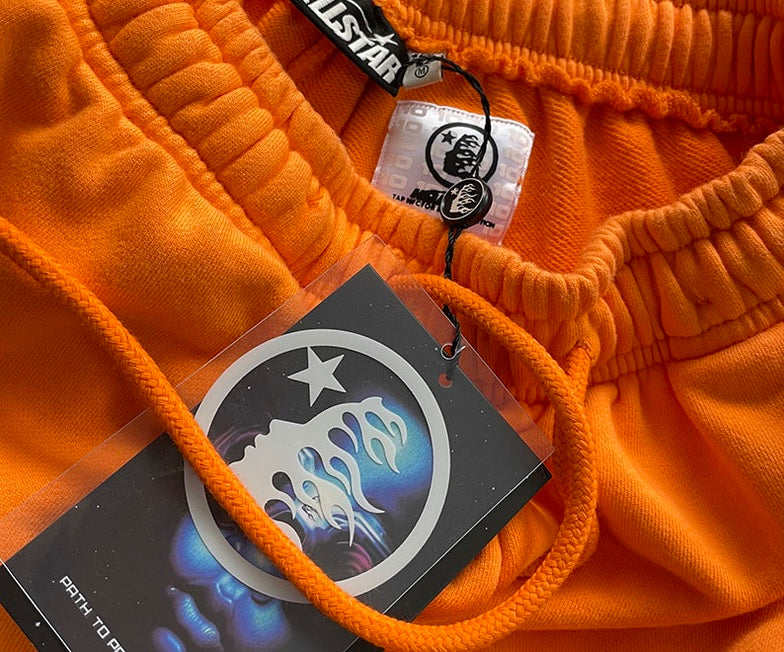 Hell$tar Studios Fire Orange Hoodie pants