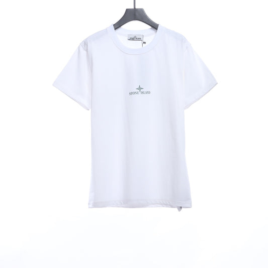 Stone Island Back Large Compass Logo Print Short Sleeves