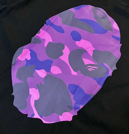BAPE Purple Color Camo By Bathing Tee