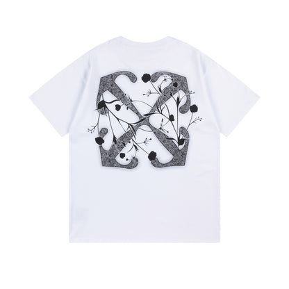 Off-White Flower Arrow Skate T-Shirt