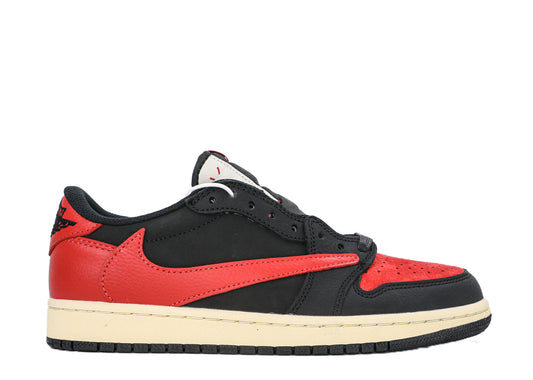 Travis Scott x Air Jordan 1 Low OG Black Red 2025