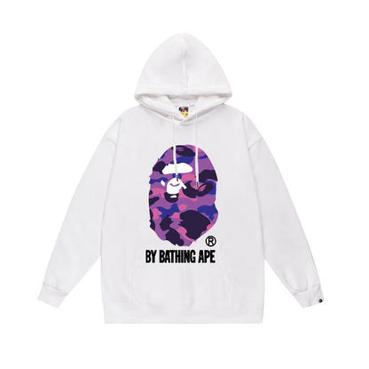 BAPE Ape Head cartoon graphic print hoodie PZRYINT6