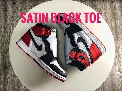 Air Jordan 1 Satin Black Toe 2019 (LN5 A1 Batch)