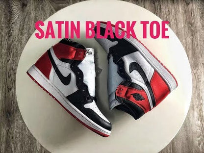 Air Jordan 1 Satin Black Toe 2019 (LN5 A1 Batch)