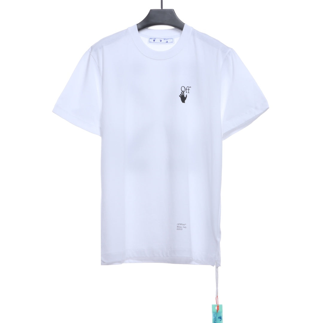 OW Caravaggio black and white religious short sleeves 2QFLYNAO